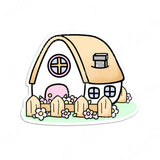 STICKER FLAKE - PRAIRIE HOUSE - F232 - Marshmallow Studio