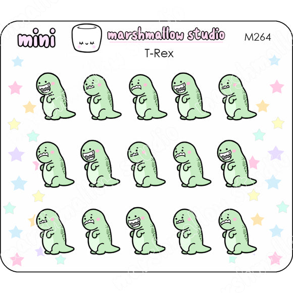 T-Rex - Mini Stickers Planner M264 New Releases