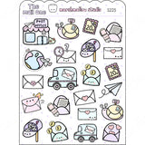 THE MAIL ONE - SUPER SAMPLER - PLANNER STICKERS - S225 - Marshmallow Studio