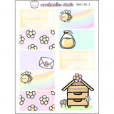 VERTICAL KIT - MAIL BEE - PLANNER STICKERS - S901 PG1-4 - Marshmallow Studio