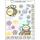 VERTICAL KIT - MAIL BEE - PLANNER STICKERS - S901 PG1-4 - Marshmallow Studio