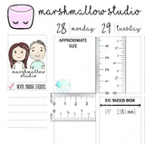 WATERCOLOUR RAIN CLOUD - PLANNER STICKERS - S152 - Marshmallow Studio