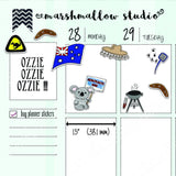 AUSTRALIA PLANNER STICKERS S24 - Marshmallow Studio