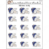 DEBBIE DOWNER - SORE BELLY - PLANNER STICKERS S133 - Marshmallow Studio