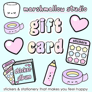 GIFT CARDS (AUD $10.00 - AUD $100.00) - Marshmallow Studio