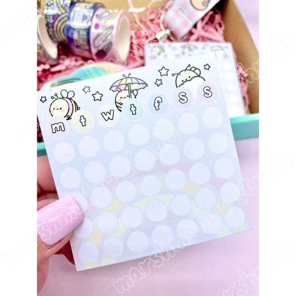 MEMO PAD - HAPPY BEE MONTHLY -  LIMITED EDITION - Marshmallow Studio