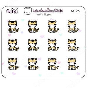 MINI STICKERS - TIGER (LUNAR NEW YEAR) - PLANNER STICKERS - M126 - Marshmallow Studio