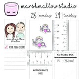SHEILA SUGAR - LOVES TO CRAFT - PLANNER STICKERS - S254 - Marshmallow Studio