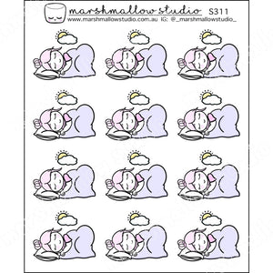 SHEILA SUGAR - RISE & SHINE - PLANNER STICKERS - S311 - Marshmallow Studio