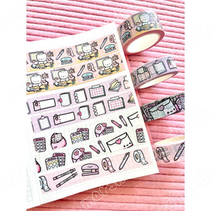 STATIONERY WASHI TAPE BUNDLE - LIMITED EDITION - Marshmallow Studio