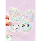 STICKER FLAKE - COCOA BUTTERFLY (HOLOGRAPHIC) - LIMITED EDITION - Marshmallow Studio