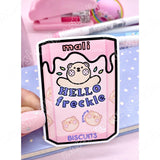 STICKER FLAKE - HELLO FRECKLE - F246 - Marshmallow Studio